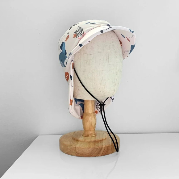 NWT Cute Boys One-Piece Swimsuit ShortSleeve Swimwear Summer Under the Sea 6-12M - Picture 3 of 6